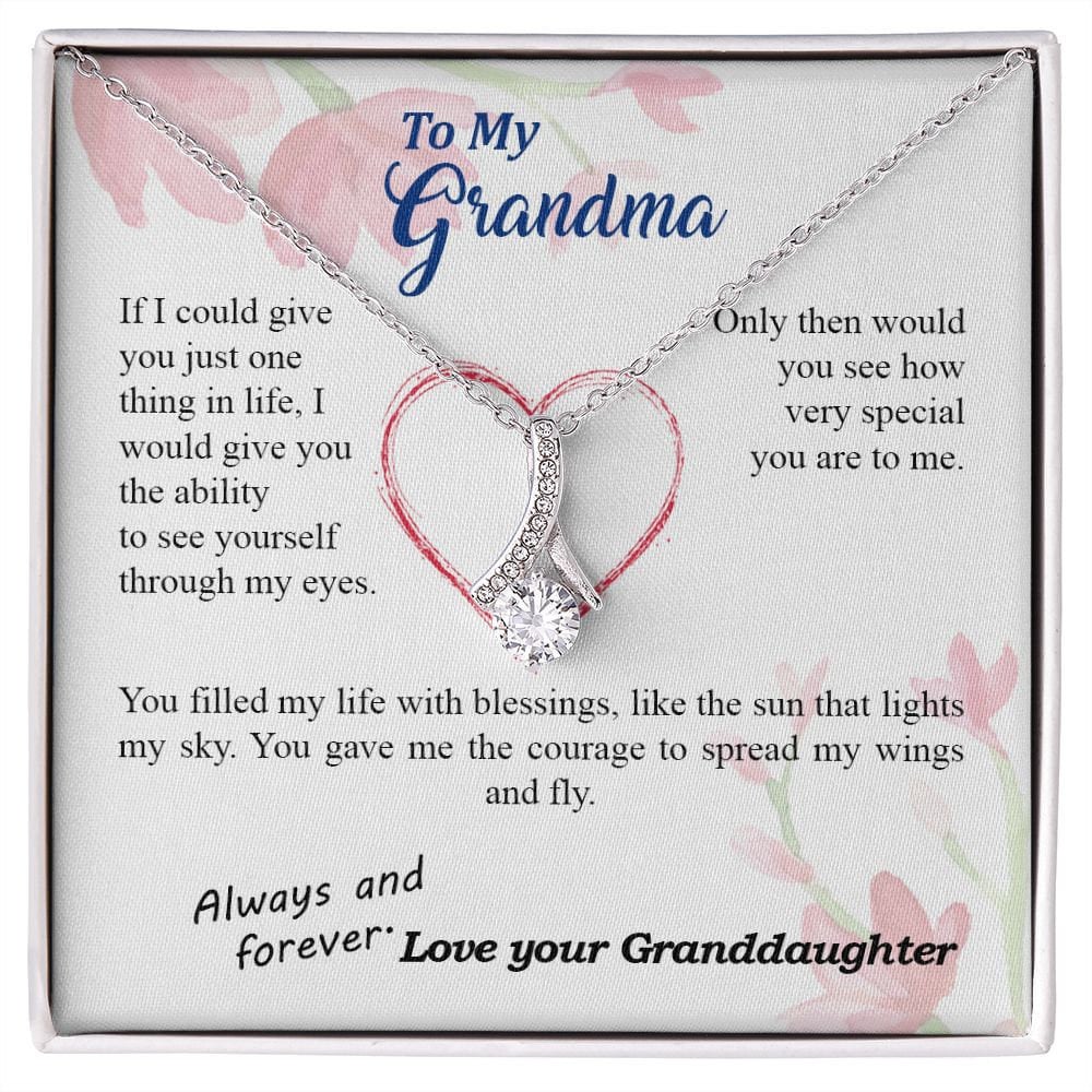 Mothers Day Gift from Granddaughter - Alluring Beauty Necklace