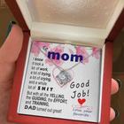 To  Mom - effort and training D.a.d. - BEST LAUGH - funny - from Your Favourite - Love Knot