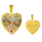 To my Granddaughter - Use my last breath to say I love you spread you wings and fly - from Your  Grandma - Heart Necklace