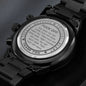 To Dad -  Safety Alert F Off  - Stainless Steel Luxury Watch