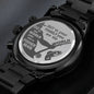 To Fisherman Dad -  You are the world - Stainless Steel Luxury Watch
