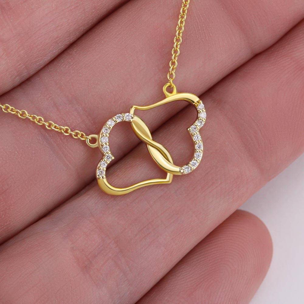To my Wife - Greatest Love Story - Everlasting Love - Solid Gold Real Diamonds -Free Shipping