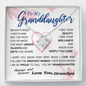 To my Granddaughter - never forget your path and beauty and brilliance greatest woman proud of you - from Your  Grandpa - BEST SELLER   - Love Knot