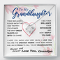 To my Granddaughter - your path and brilliance greatest woman proud of you - style 86 - from Your  Grandpa    - Love Knot