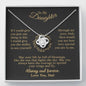To my Daughter - through my eyes be blessed with light courage to fly - v2 - from Your  Dad - Love Knot