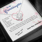To my Granddaughter - through my eyes be blessed with light courage to fly - from Your  Grandpa - Love Knot