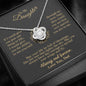 To my Daughter - through my eyes be blessed with light courage to fly - v2 - from Your  Dad - Love Knot