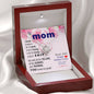 To Mom - You turned out great  - from Favorite -  Knot Necklace