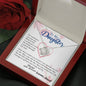 To my Daughter - Through my Eyes You Can Fly Forever -  From Dad - BEST SELLER - Love Knot Necklace