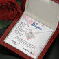 To my Daughter - blessed with brave strong and loved daughter - from Your  Dad - Love Knot