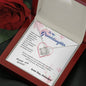 To my Granddaughter - blessed with brave strong and loved daughter - from Your  Grandpa - Love Knot