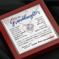 To my Granddaughter - never forget your path and beauty and brilliance greatest woman proud of you - from Your  Grandpa - BEST SELLER   - Love Knot