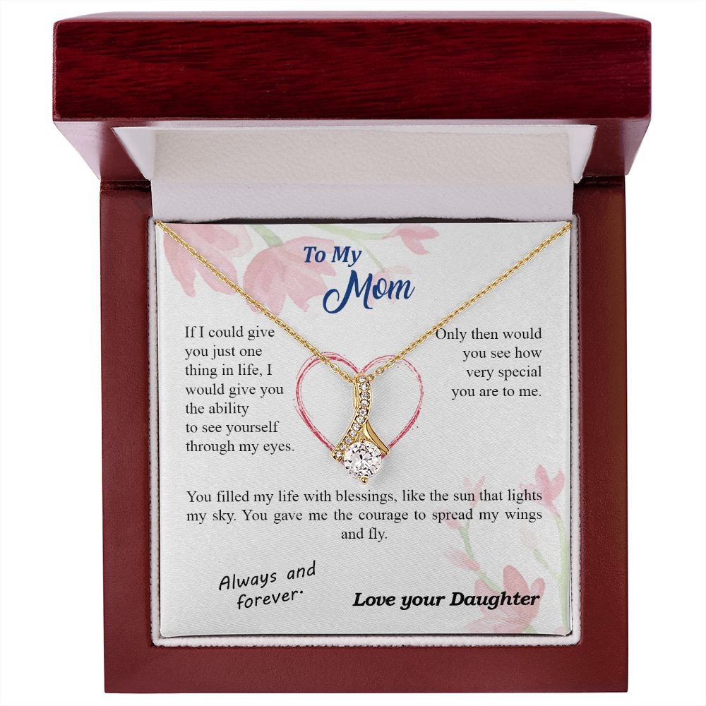 Mothers Day Gift from Daughter - Alluring Beauty Necklace