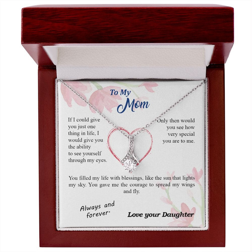 Mothers Day Gift from Daughter - Alluring Beauty Necklace