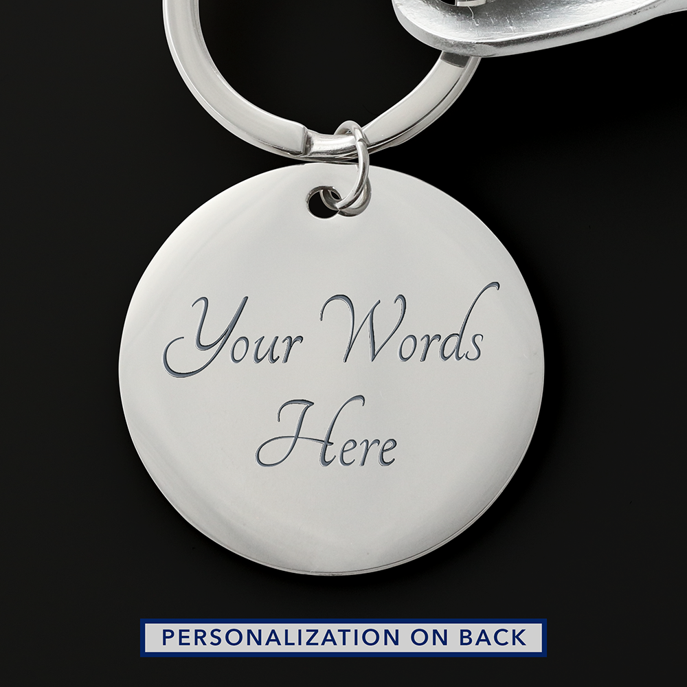 To Dad - Leave Me Alone F-Off Safety Message and Thank You - Custom Engraved Screwdriver Tool Keychain