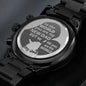 To New Dad - my world - Stainless Steel Luxury Watch