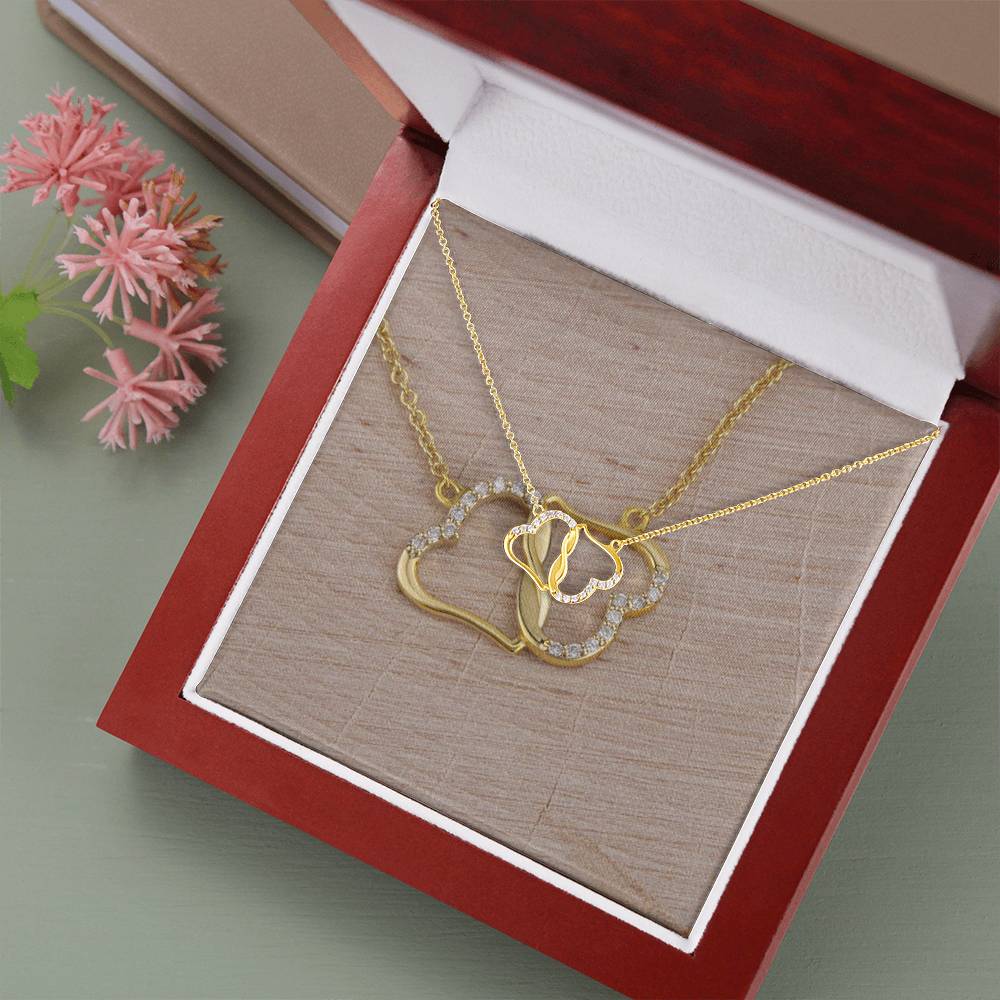To XXX - Greatest Love Story - Everlasting Love - Solid Gold Real Diamonds -Free Shipping