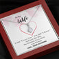 To my Wife - Greatest Love Story - I Love You I Know - Alluring Necklace