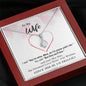 To my Wife, You're mine and I'm yours, Greatest Love Story - Alluring Necklace - GOT